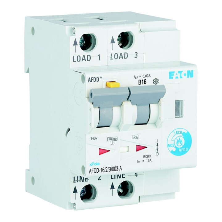 Eaton Brandschutzschalter 2polig, B16A, 30mA AFDD-16/2/B/003-A