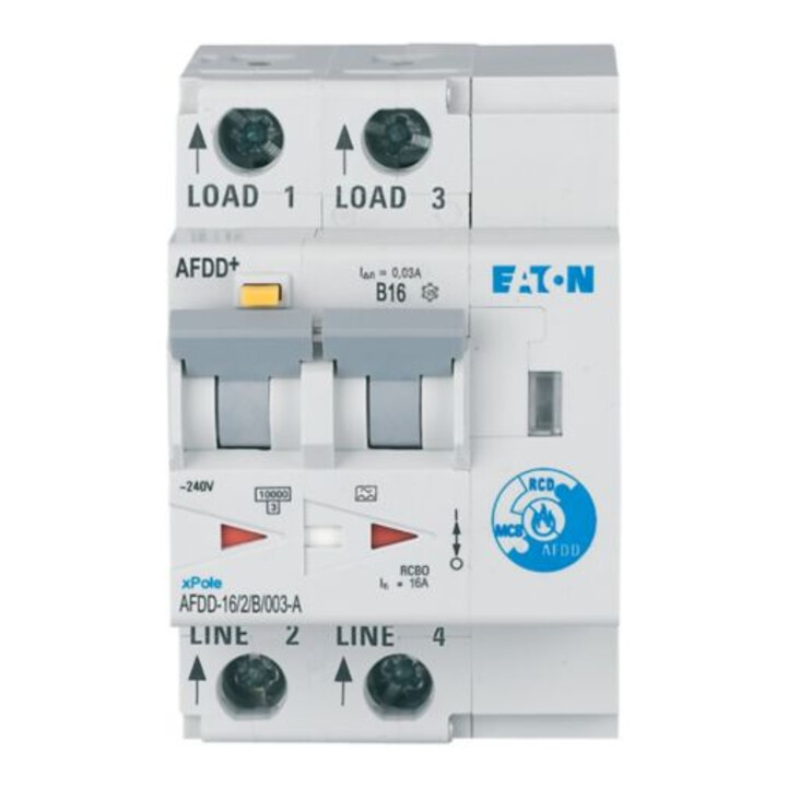 Eaton Brandschutzschalter 2polig, B16A, 30mA AFDD-16/2/B/003-A