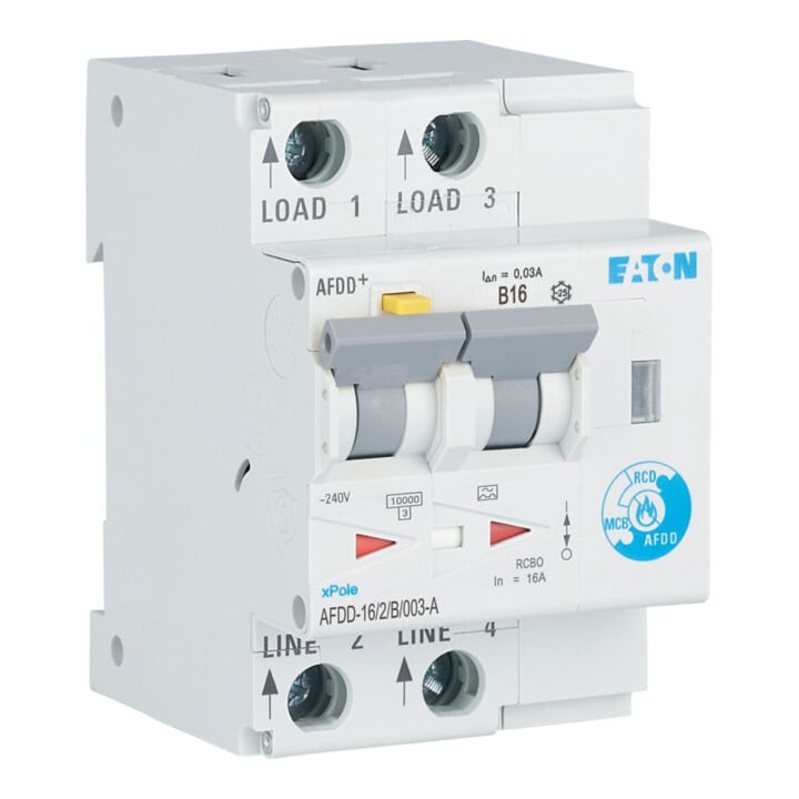 Eaton Brandschutzschalter 2polig, B16A, 30mA AFDD-16/2/B/003-A