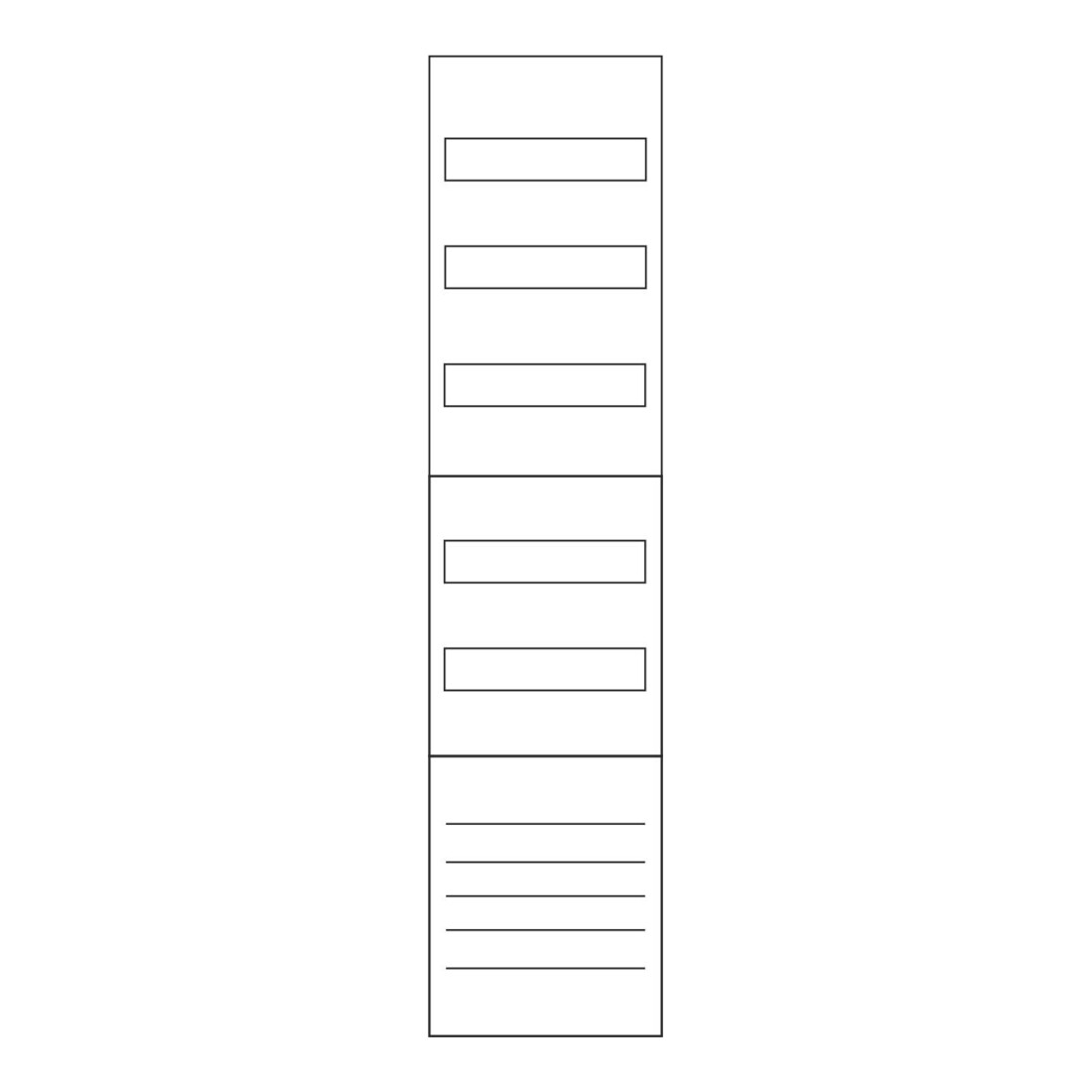Eaton Champ de distribution ZSD-V17/SA5
