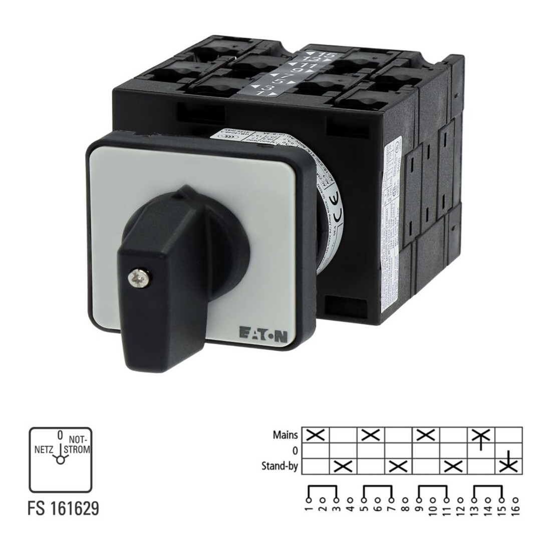 Eaton Commutateur réseau/secours E T3-4-8902/E