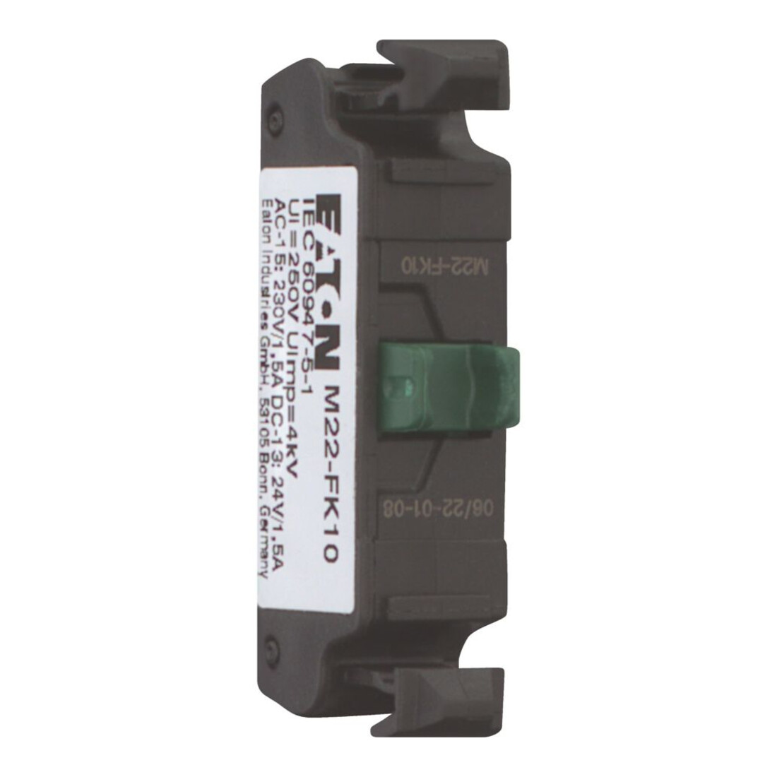 Eaton Contact à fermeture plat M22-FK10