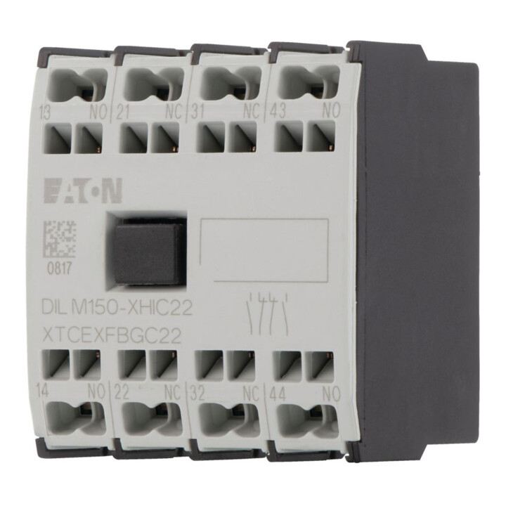 Eaton Contact auxiliaire en saillie 4p. 2F 2O DILM150-XHIC22