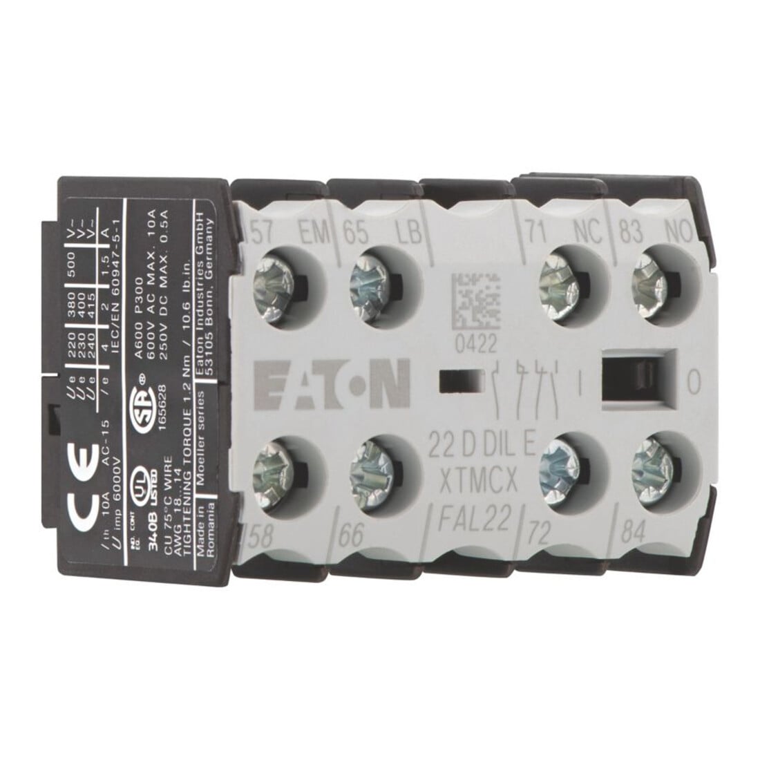 Eaton Contacteur auxiliaire 1fS1sÖ1Ö1S, Zentr.Ab 22DDILE