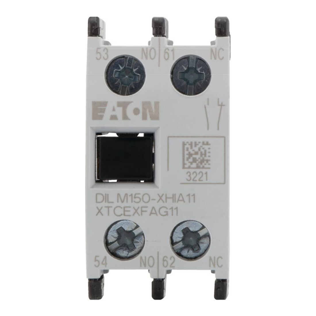 Eaton Contacteur auxiliaire montage en surface, 2p DILM150-XHIA11