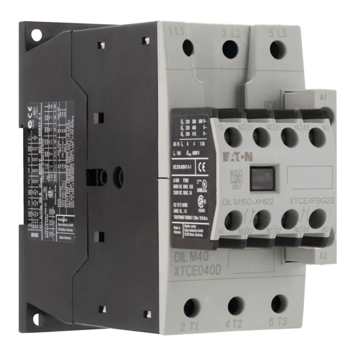 Eaton Contacteur de puissance 18,5 kW/400 V, AC DILM40-22(230V50HZ)
