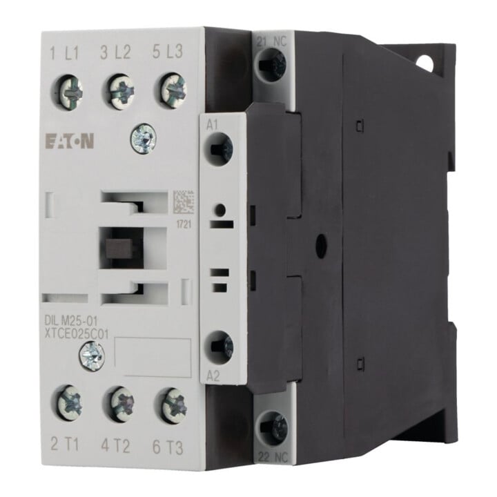 Eaton Contacteur de puissance 1NO 11 kW/400 V, AC DILM25-01(230V50HZ)