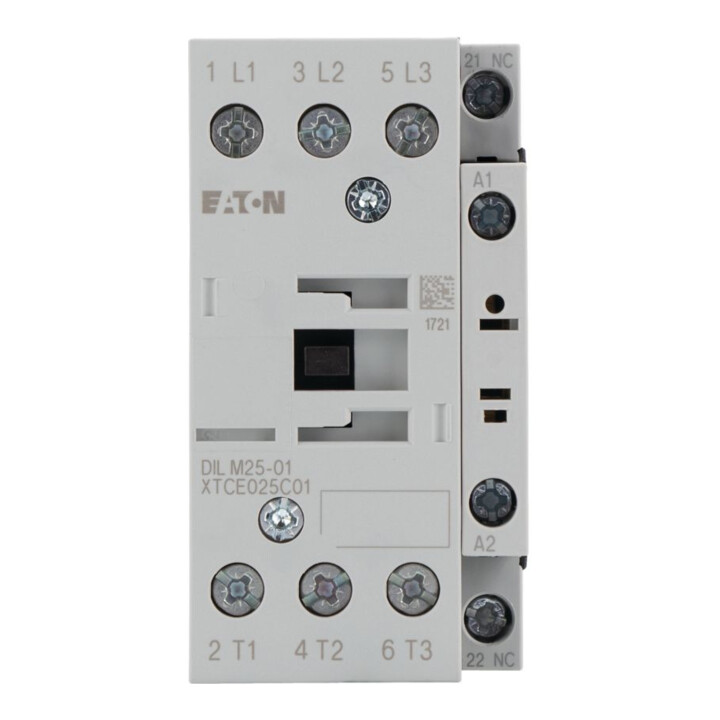 Eaton Contacteur de puissance 1NO 11 kW/400 V, AC DILM25-01(230V50HZ)