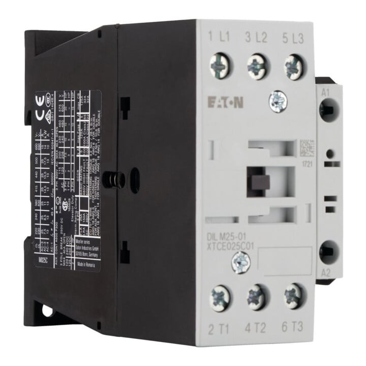 Eaton Contacteur de puissance 1NO 11 kW/400 V, AC DILM25-01(230V50HZ)