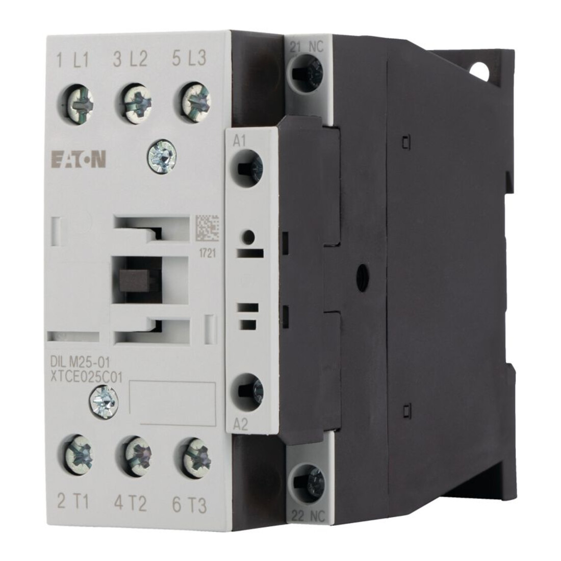 Eaton Contacteur de puissance 1NO 11 kW/400 V, DC DILM25-01(RDC24)