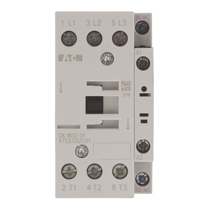 Eaton Contacteur de puissance 1NO 15kW/400V, AC DILM32-01(230V50HZ)