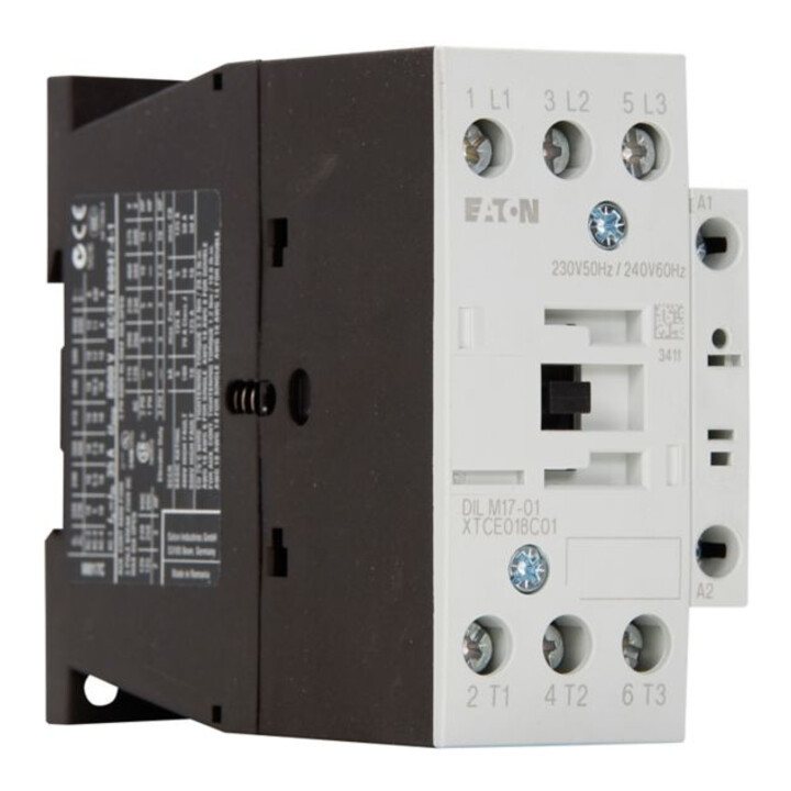 Eaton Contacteur de puissance 1NO 7,5 kW/400 V CA DILM17-01(230V50HZ)
