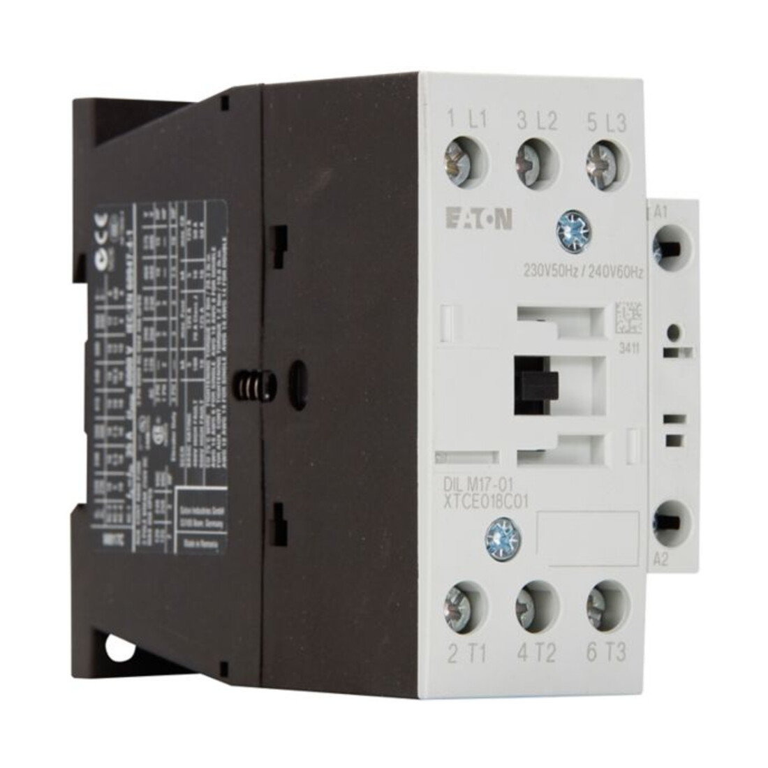 Eaton Contacteur de puissance 1NO 7,5 kW/400 V CA DILM17-01(230V50HZ)