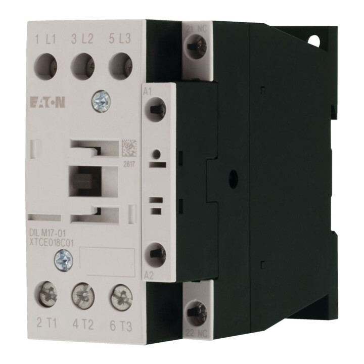 Eaton Contacteur de puissance 1NO 7,5 kW/400 V, DC DILM17-01(RDC24)