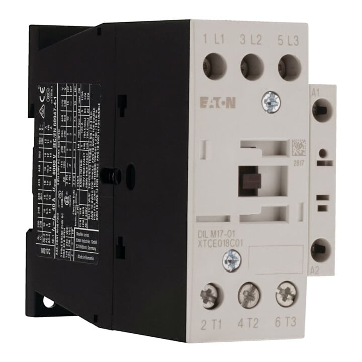 Eaton Contacteur de puissance 1NO 7,5 kW/400 V, DC DILM17-01(RDC24)