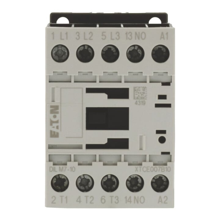 Eaton Contacteur de puissance 1S 3kW/400V, AC DILM7-10(24V50HZ)