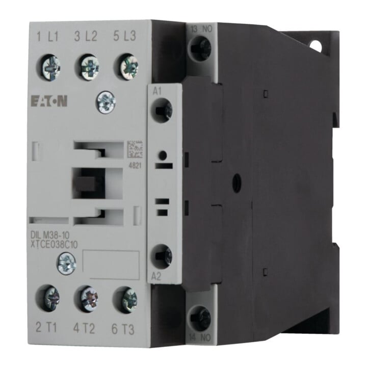 Eaton Contacteur de puissance 8,5 kW/400 V/AC3 DILM38-10(RDC24)