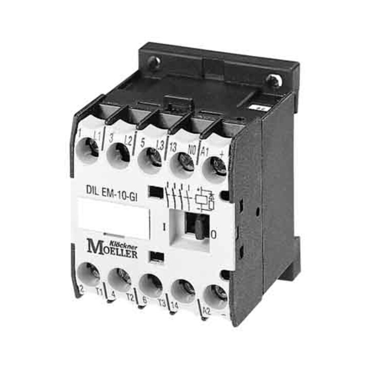 Eaton Contacteur de puissance AC-3/400V : 3kW 3p DILEEM-01(230V50/60H)