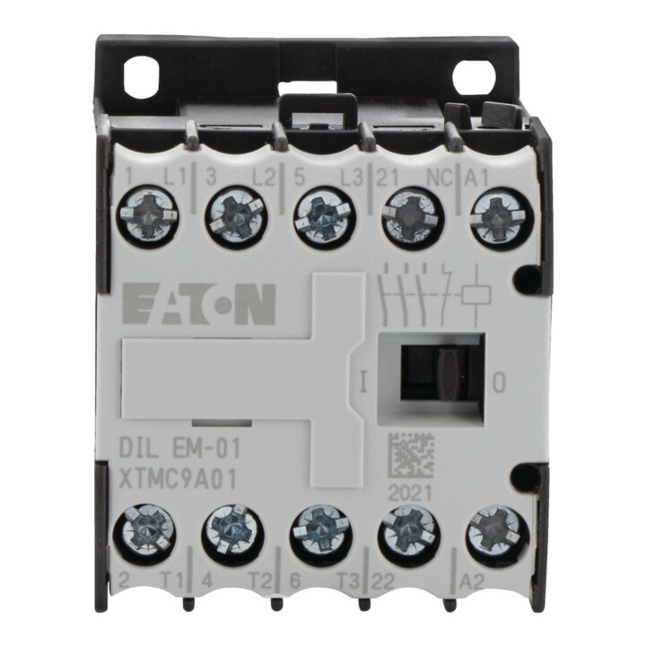 Eaton Contacteur de puissance AC-3/400V : 4kW 3p DILEM-01(24V50HZ)