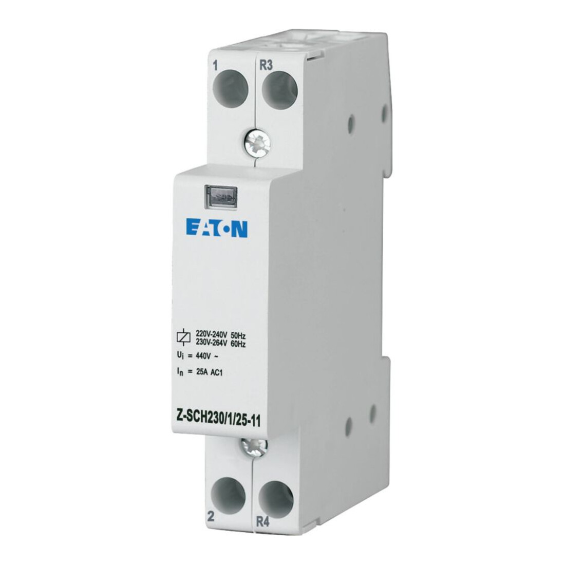 Eaton Contacteur d’installation 230VAC, 1S+1O, 25A Z-SCH230/1/25-11