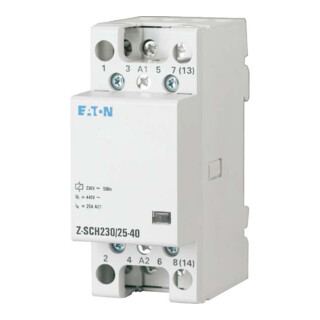 Eaton Contacteur d'installation 230VAC/25A/4S Z-SCH230/25-40
