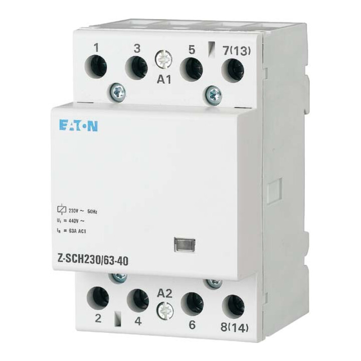 Eaton Contacteur d'installation 230VAC/63A/4S Z-SCH230/63-40