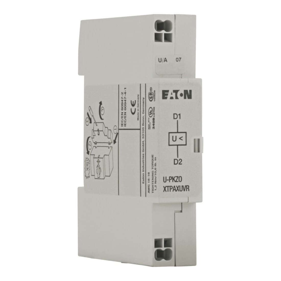 Eaton Déclencheur de sous-tension U-PKZ0 (230V 50Hz) 199334