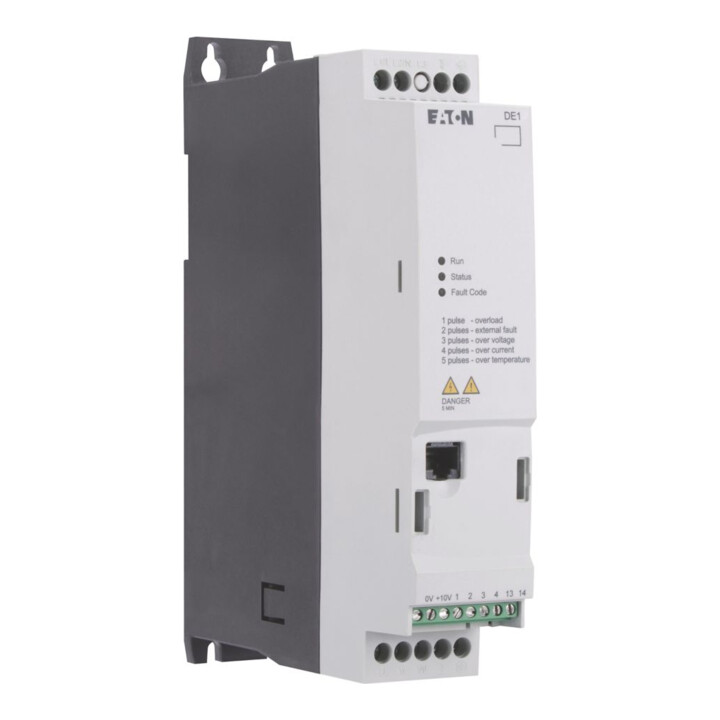 Eaton Démarreur à vitesse variable avec filtre 230V 7A 1,5kW DE1-127D0FN-N20N