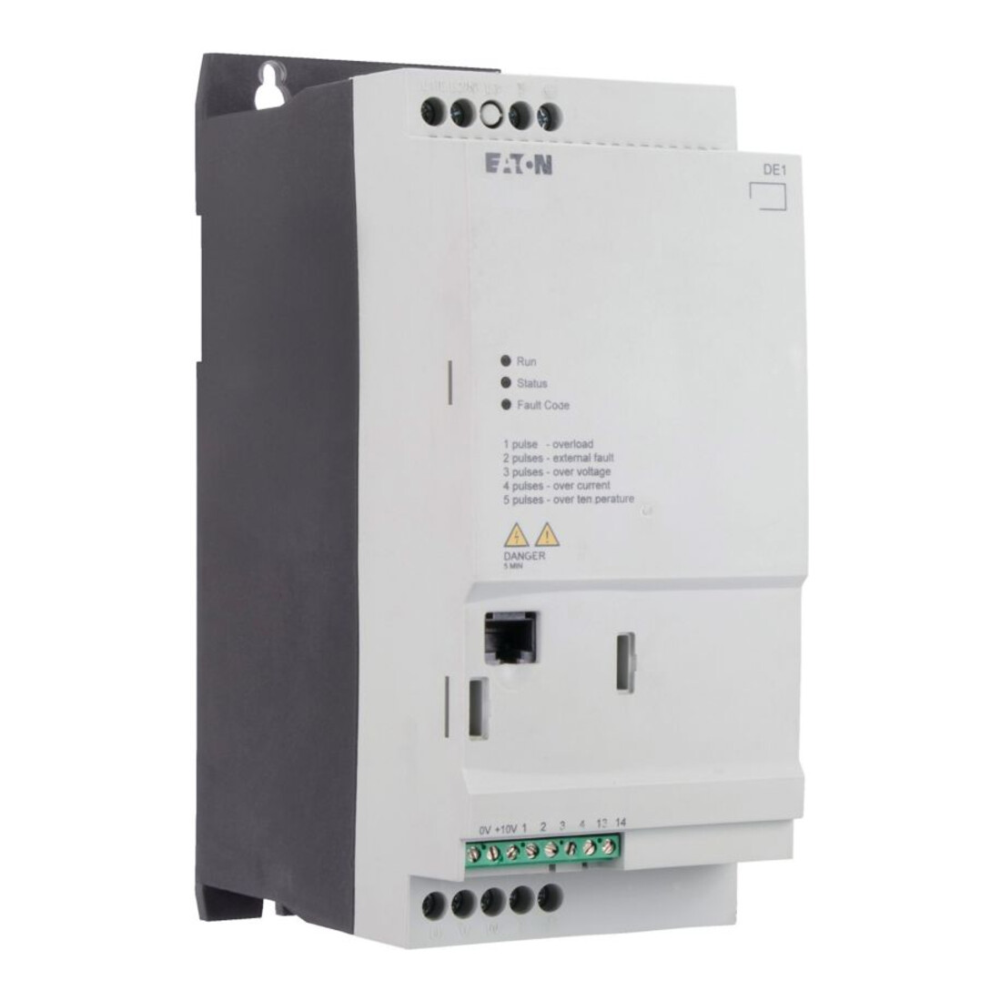Eaton Démarreur à vitesse variable avec filtre 400V 8,5A 4kW DE1-348D5FN-N20N