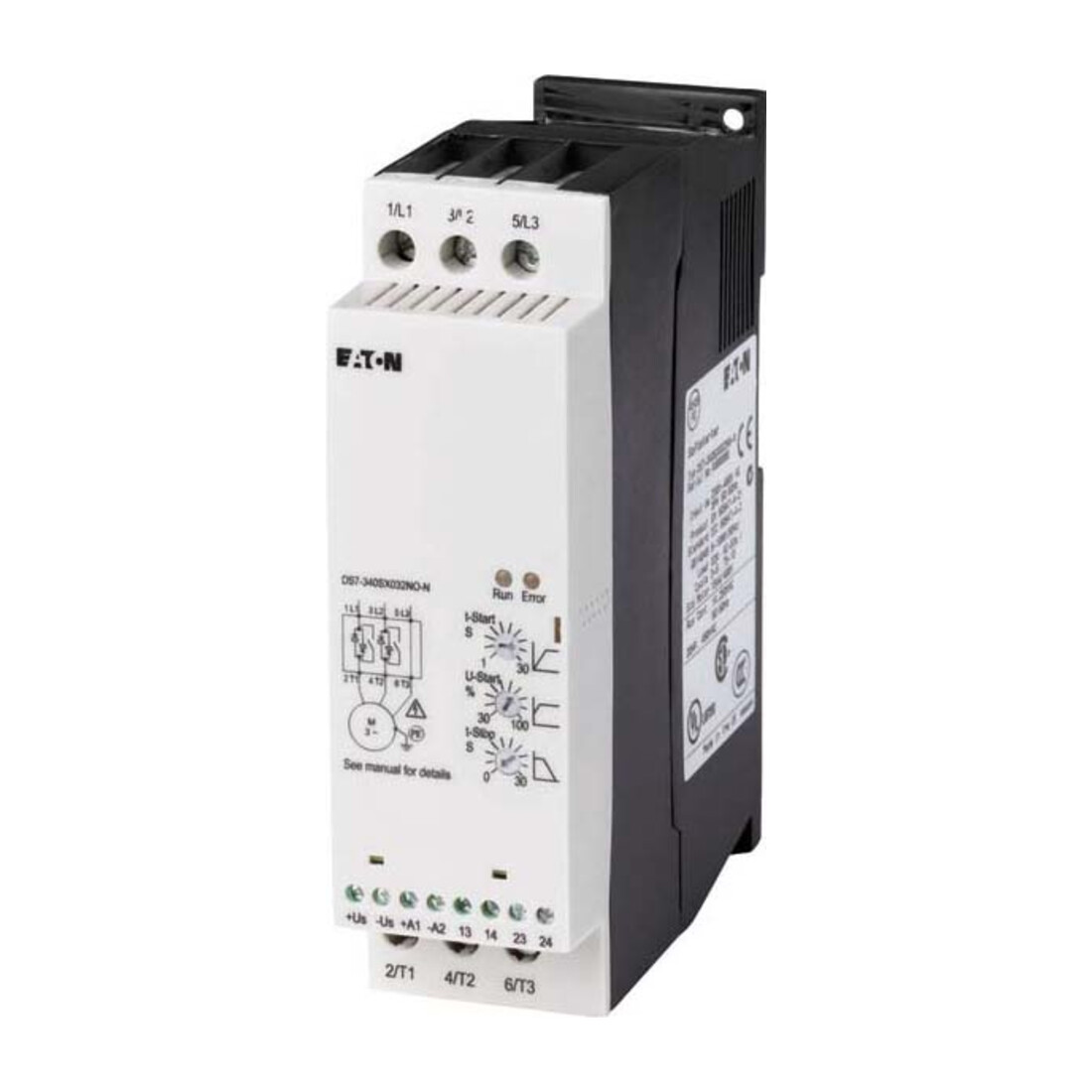 Eaton Démarreur progressif 24 V AC/DC, 16 A DS7-340SX016N0-N