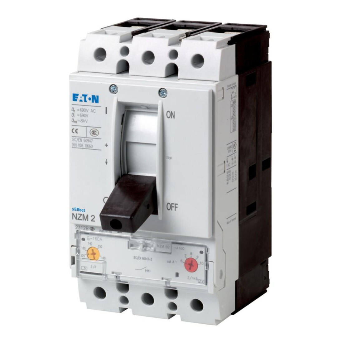 Eaton Disjoncteur 3p, installations/cosses NZMN2-A250