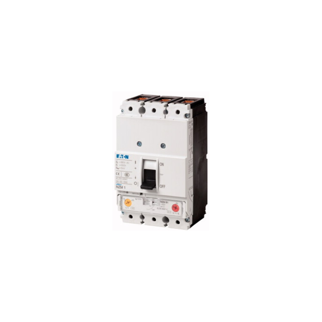 Eaton Disjoncteur 3p, installations/embouts de câble NZMN1-A63
