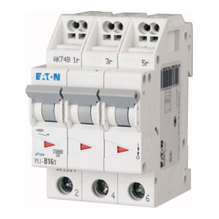 Eaton Disjoncteur B 16A, 3p, à connexion rapide PLI-B16/3