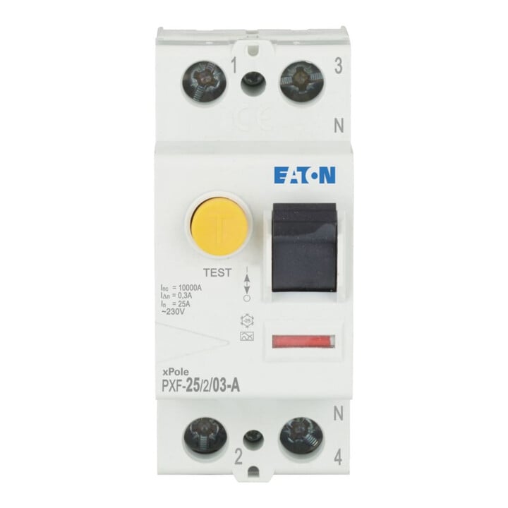 Eaton Disjoncteur différentiel 25A 2p, 300mA PXF-25/2/03-A