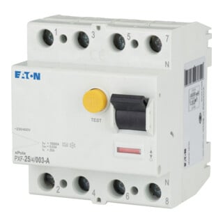 Eaton Disjoncteur différentiel FI 25A 4p, 30mA PXF-25/4/003-A