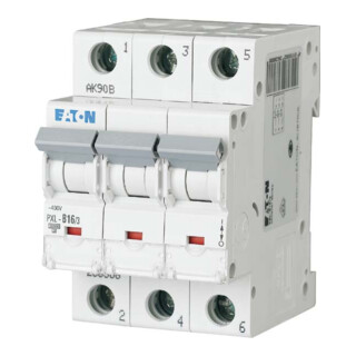 Eaton Disjoncteur LS avec marquage B 16A, 3p PXL-B16/3
