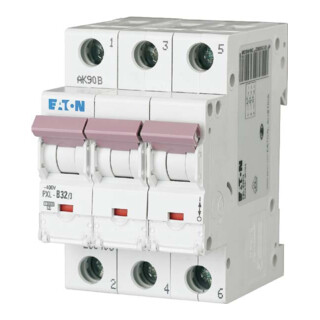 Eaton Disjoncteur LS avec marquage B 32A, 3p PXL-B32/3