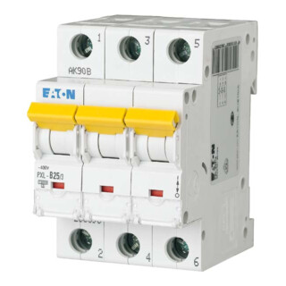 Eaton Disjoncteur LS avec marquage C 25A, 3p PXL-C25/3