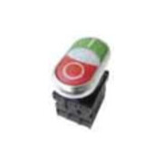 Eaton Doppeldrucktaster X1/X0/K11/230-W M22-DDL-GR#216509