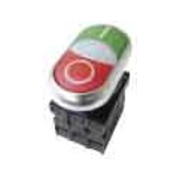 Eaton Doppeldrucktaster X1/X0/K11/230-W M22-DDL-GR#216509
