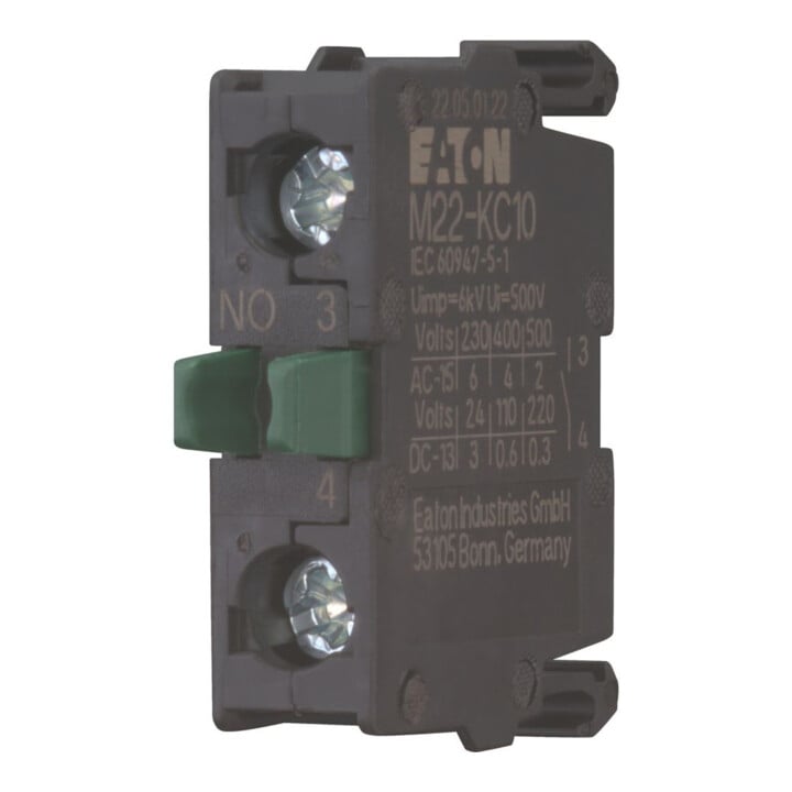 Eaton Élément de contact 1S, base M22-KC10