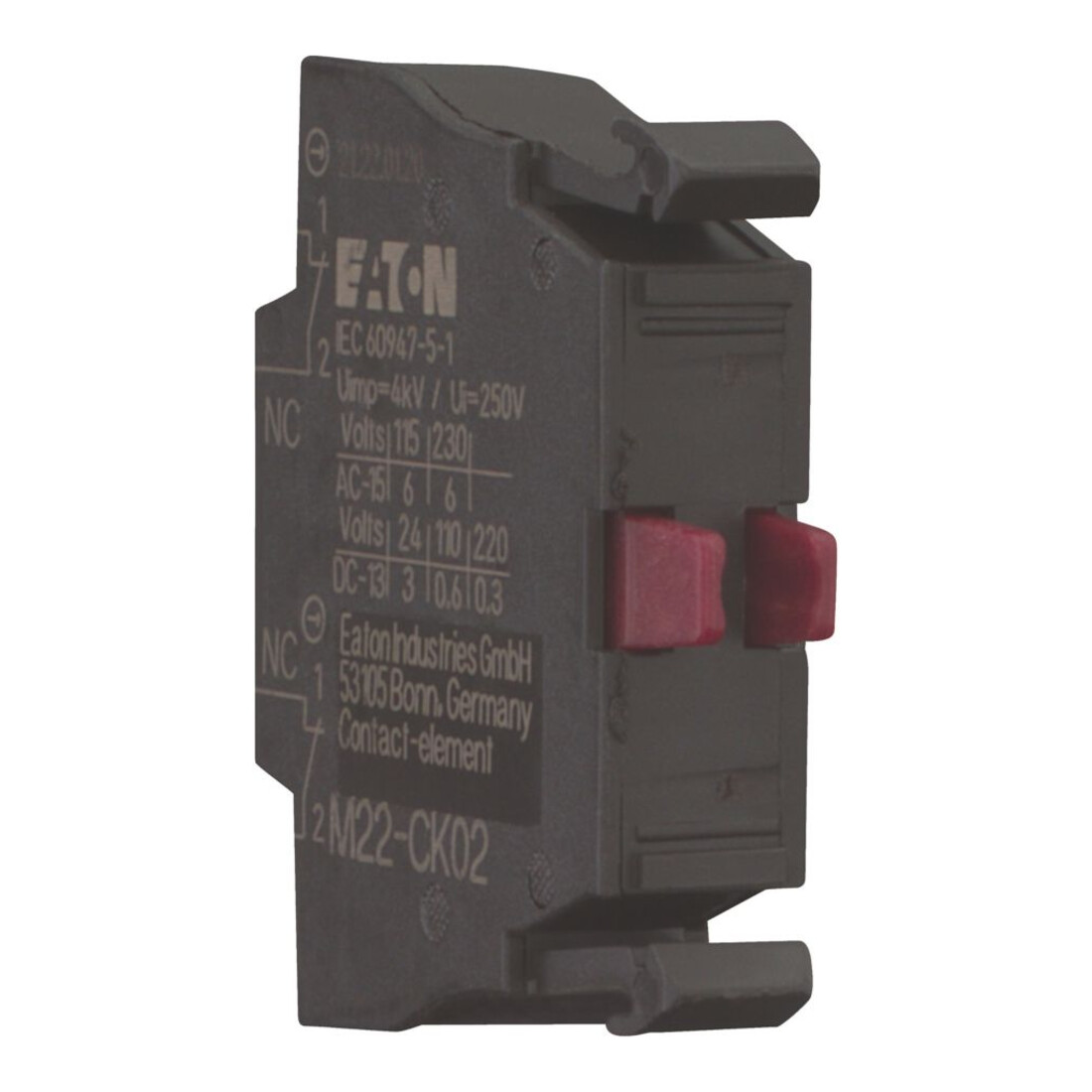 Eaton Élément de contact 2O Front M22-CK02