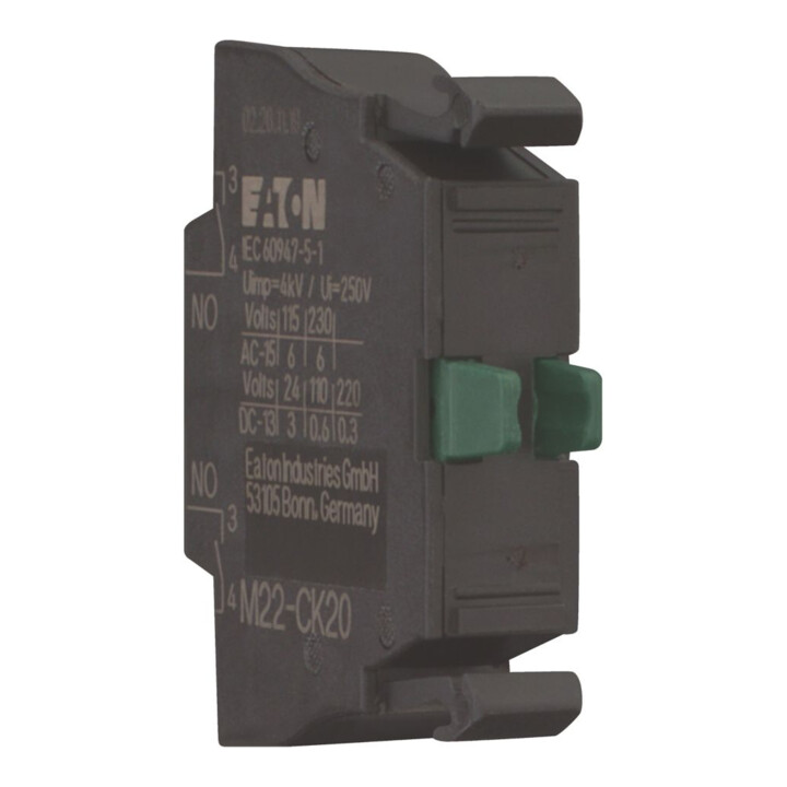 Eaton Élément de contact 2S avant M22-CK20
