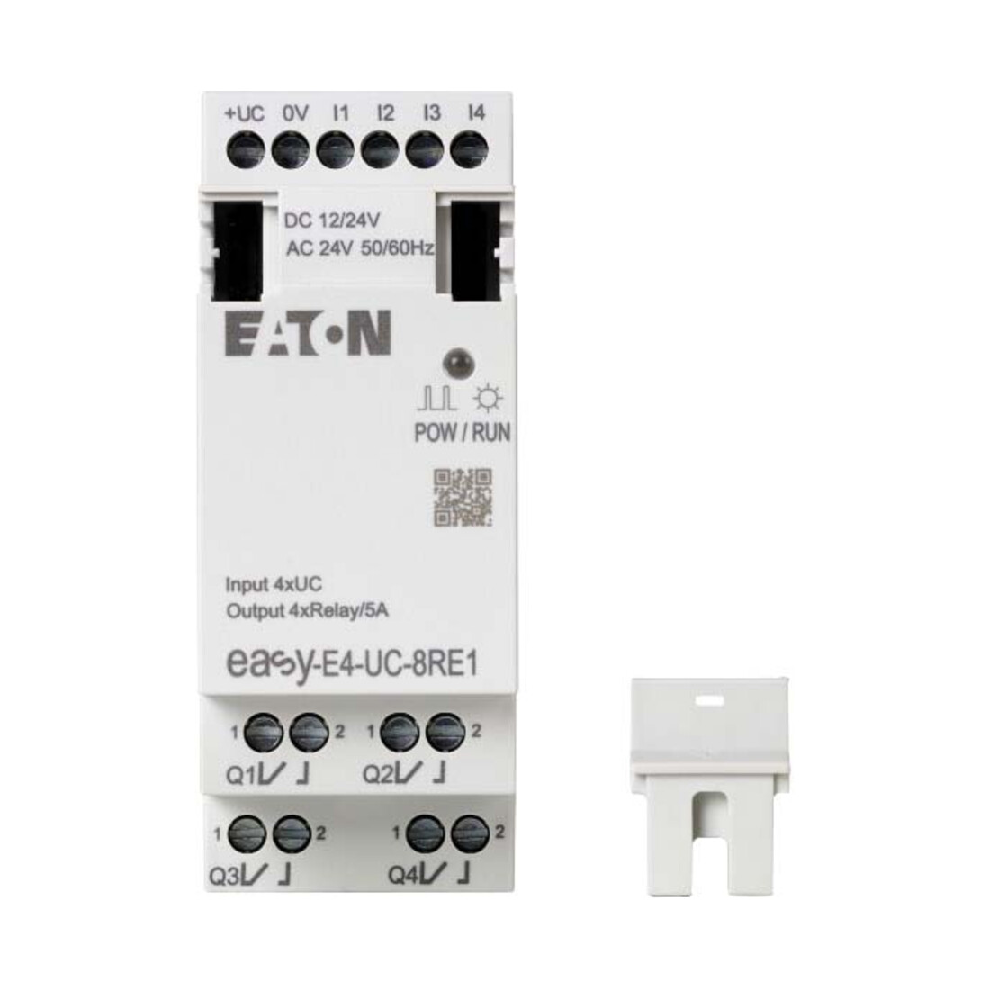 Eaton Extension d’entrée/sortie à bornes à vis EASY-E4-UC-8RE1