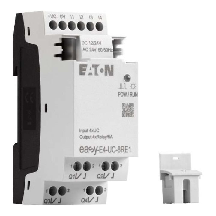 Eaton Extension d’entrée/sortie à bornes à vis EASY-E4-UC-8RE1