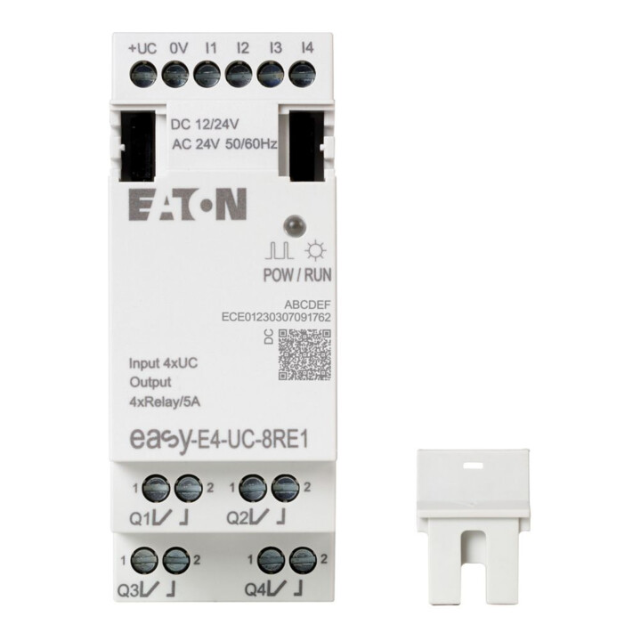 Eaton Extension d’entrée/sortie à bornes à vis EASY-E4-UC-8RE1