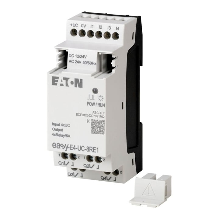 Eaton Extension d’entrée/sortie à bornes à vis EASY-E4-UC-8RE1