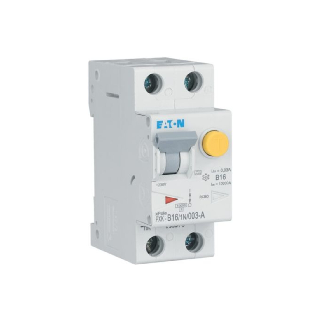 Eaton FI/LS-Kombischalter B 16A 1p+N, 30mA PXK-B16/1N/003-A