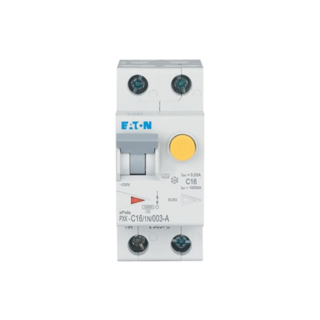 Eaton FI/LS-Kombischalter C 16A 1p+N, 30mA PXK-C16/1N/003-A