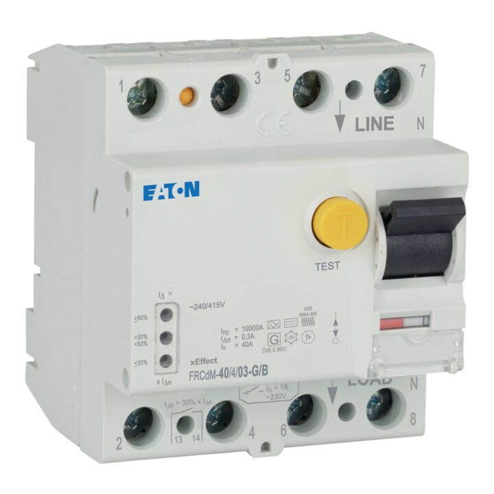 Eaton FI-Schalter 40A 4p 300mA FRCDM-40/4/03-G/B